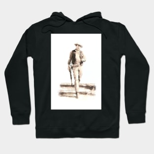 John Wayne watercolor Hoodie